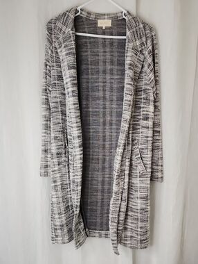 MELLODAY Gray Open-Front Women’s Sweater Cardigan